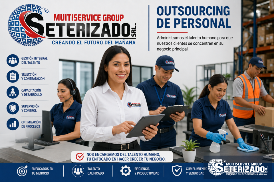 Equipo de Seterizado administrando personal externo